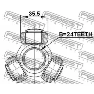 ������� 24x35.5 | ����/��� | Febest 2716C30 2716C30 ����