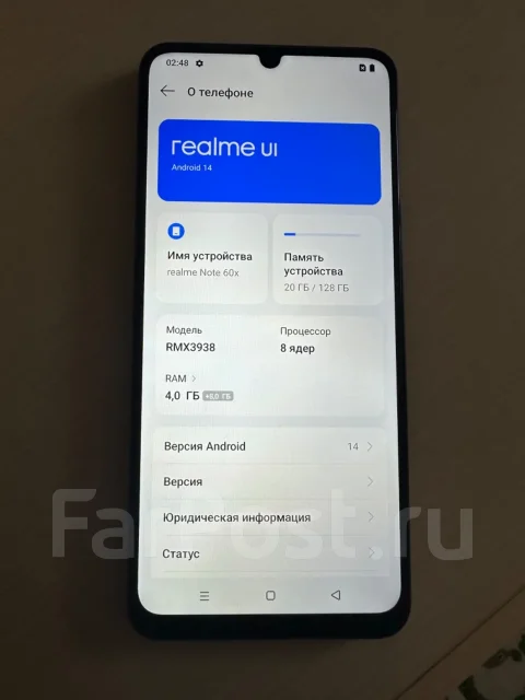 Realme Note 60x. �/�, 128 �� ����