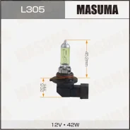 ����� ���������� Masuma Yellowglow H10 (PY20d, T12), 12�, 42��, 2800�, 1 ��, ���. L305 L305 ����