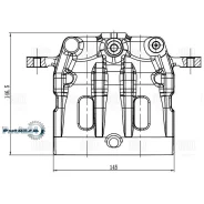 ������� ����. Chevrolet Captiva (06-)/(11-)/OPEL Antara (06-) �����. ���. D 45�� Trialli CF206101 CF206101 ����