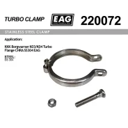 ����� ������� KKK Borgwarner K03/K04 Turbo Flange CHRA SS304 EAG EAG, ���. 220072 220072 ����