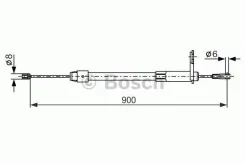 ���� ����������� ������� ������ Mercedes BENZ W203 (2000-2006) [178Bosch1987477847] 1987477847 ����