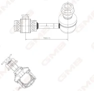 ������ �������������, �������� ����� CLM16 MI Pajero 90-00 GMB 10040332 10040332 ����