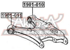 ����������� ������� ������� ������ BMW 5-Serie E39 1995-2003 ASVA 1901-010 1901010 ����