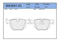 ������� ��������� �������� ��� BMW 5E60 03-10 / 6E63 04-10 Jeenice WS304103 WS304103 ����