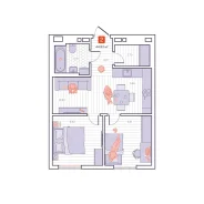 2-���������, ����� ������� 137 ���. 5. 64, 71 �����������, ����������, 44,9���.��., 2/17 ���� ����� � IV ��. 2028 ����