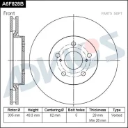 ��������� ���� Toyota Camry/RAV 4 �����. ����. D 305�� 17- Advics A6F828B A6F828B ����