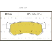 ������� ��������� Chevrolet Lacetti/Rezzo 05- ����. Blitz BB0315 BB0315 ����