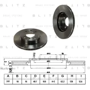 ���� ��������� Hyundai I10 08- �����. ����. Blitz BS0230 BS0230 ����