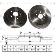 ���� ��������� Lexus RX300/400h 03- ����. Blitz BS0308 BS0308 ����