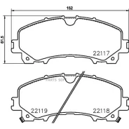 ������� ��������� Nissan/Infiniti X-Trail/Q50/Q60 13- ������. Brembo P56106 P56106 ����
