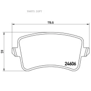 ������� ��������� AUDI A4/A5/Q5 07- ����. Brembo P85100 P85100 ����