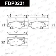 ������� ��������� Hyundai/KIA Solaris/Ioniq FAP FDP0231 FDP0231 ����