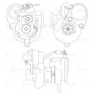 ��������������� Hyundai Santa FE (01-)/Tucson (04-) 2.0D (D4EA) (��� TD025M) Luzar LAT0871 LAT0871 ����