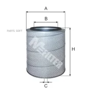 ������ ��������� DAF/Iveco/MAN/Scania M-Filter A256 A256 ����