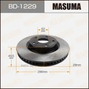 ���� ��������� Toyota/Lexus RAV4 06- ������. (���. 2 ��. ) Masuma BD1229 BD1229 ����