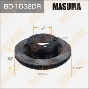 ���� ��������� Toyota Sequoia �����. ����. Masuma BD1532DR BD1532DR ����