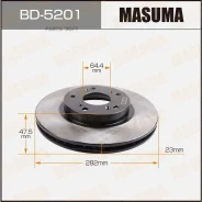 ���� ��������� Honda Civic/FR-V/Stream/CR-V �����. (���. 2 ��. ) Masuma BD5201, ������ BD5201 ����