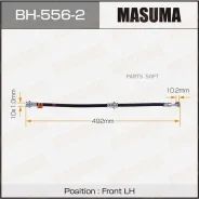 ����� ��������� Nissan X-Trail 00- ���. Masuma BH5562 BH5562 ����