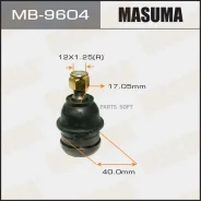 ����� ������� Mitsubishi Pajero IO/H76W/H77W ������. ����. Masuma MB9604 MB9604 ����