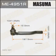 ���������� ������� ���� Nissan CUBE 07- ����. Masuma ME4951R ME4951R ����