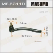 ���������� ������� ���� Honda Accord -08 ����. Masuma ME6311R ME6311R ����