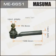 ���������� ������� ���� Subaru Legacy ���. /����. Masuma ME6651 ME6651 ����