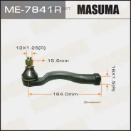 ���������� ������� ���� Mitsubishi Pajero -06 ����. Masuma ME7841R ME7841R ����