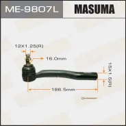 ���������� ������� ���� Toyota Auris/Corolla/ 06- ���. Masuma ME9807L ME9807L ����