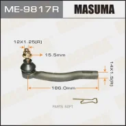 ���������� ������� ���� Toyota Prius/CT200H ����. Masuma ME9817R ME9817R ����