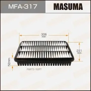 ������ ��������� Toyota LAND Cruiser 100 98- 4.7 Masuma MFA317 MFA317 ����
