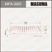 ������ ��������� Toyota Yaris 99- 1.3-1.5 Masuma MFA320 MFA320 ����
