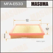 ������ ��������� BMW 3(F30) Masuma MFAE533 MFAE533 ����