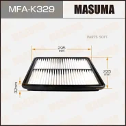 ������ ��������� KIA Sorento Masuma MFAK329 MFAK329 ����