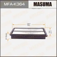 ������ ��������� Hyundai Santa FE 18- Masuma MFAK364 MFAK364 ����