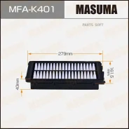 ������ ��������� HYUN/KIA Sorento/Santa FE Masuma MFAK401 MFAK401 ����