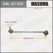 ���� ������������� Mitsubishi Delica 07- Masuma ML9155 ML9155 ����