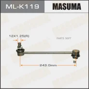 ������ ������������� HYUN/KIA Avante/Elantra/I30/CEED/Cerato �����. Masuma MLK119 MLK119 ����
