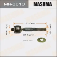 ���� ������� Toyota LAND Cruiser Masuma MR3810 MR3810 ����