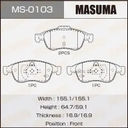 ��������� ������� �������� Nissan/Renault Terrano/Duster/Megane Masuma MS0103 MS0103 ����