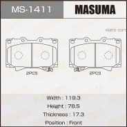 ������� ��������� Toyota LAND Cruiser 100 98- 4.7/3.0-4.2 Diesel ������. Masuma MS1411 MS1411 ����