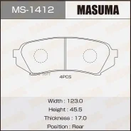 ������� ��������� Toyota LAND Cruiser 100 98- 4.7/3.0-4.2 Diesel ����. Masuma MS1412 MS1412 ����