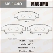 ������� ��������� Toyota Avensis 99- ����. Masuma MS1449 MS1449 ����