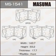 ������� ��������� Toyota LAND Cruiser 200 07- ������. Masuma MS1541 MS1541 ����