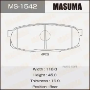 ������� ��������� Toyota LAND Cruiser 200 ����. Masuma MS1542 MS1542 ����