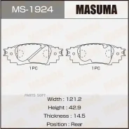 ��������� ������� �������� Toyota RX200T/RX350/RX450H/C-HRC-HR/C�AMRY/Camry 16- ���. Masuma MS1924 MS1924 ����