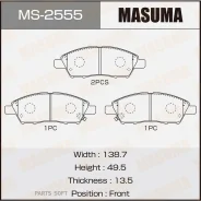 ��������� ������� �������� Nissan CUBE/Latio/March/NOTE 08- Masuma MS2555 MS2555 ����