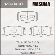 ������� ��������� Mitsubishi Pajero 90- ����. Masuma MS3450 MS3450 ����