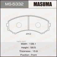 ������� ��������� Mitsubishi Pajero 00- ������. Masuma MS5332 MS5332 ����