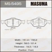 ��������� ������� �������� FORD/Mazda Fiesta/Fusion/2 02- Masuma MS5495 MS5495 ����